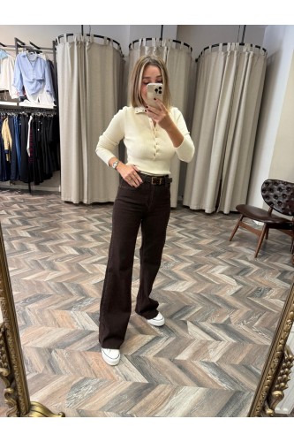 9845-25695-KH PUSH UP İSPANYOL PAÇA PANTOLON