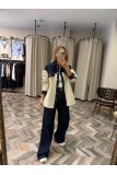 8725-240269 DENİM GARNELİ BUKLET CEKET