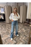 9815-72048 KIRIKLI KUMAŞ WİDELEG PANTOLON