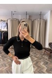 9827-17026 DÜĞMELİ BLUZ