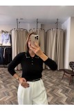 9827-17026 DÜĞMELİ BLUZ