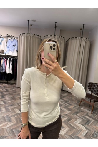 9808-31544 DÜĞMELİ UZUN KOLLU TOP