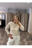 9812-60935 PULLU SİMLİ TRİKO HIRKA