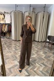 9903-2517576 PİLELİ BOL PAÇA PANTOLON