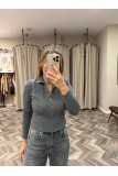 9037-10686 DİK YAKA ÇITÇITLI TRİKO