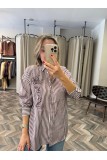 9899-2517493 ÇİZGİLİ MODAL GÖMLEK