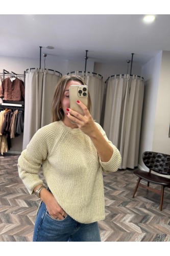 9904-2517593 SELANİK ÖRGÜ SİMLİ TRİKO
