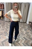 9944-108-011 KEMERLİ KESİK PAÇA JEAN