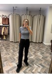 9945-700-045 KEMERLİ SİYAH PANTOLON
