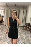 9865-90926 MİNİ BLAZER ELBİSE