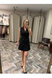 9865-90926 MİNİ BLAZER ELBİSE