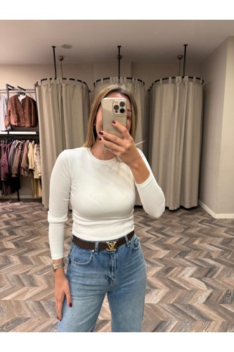 6957-4564 BİSİKLET YAKA BLUZ