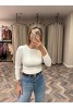 6957-4564 BİSİKLET YAKA BLUZ