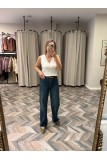 9940-25759 STRAIGHT LEG HIG WAIST PANTOLON