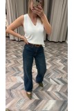 9940-25759 STRAIGHT LEG HIG WAIST PANTOLON