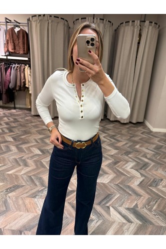 9045-16363 PATLI DÜĞMELİ TSHİRT